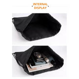 34X42cm Double Shoulder Drawstring Storage Bag for Travel Beach School Holidays