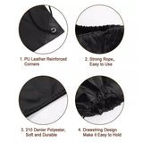 34X42cm Double Shoulder Drawstring Storage Bag for Travel Beach School Holidays