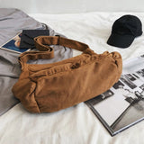 Canvas Teenager Shoulder Bag Women Messenger Bags Ladies Casual Crossbody