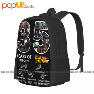 35 Years Anniversary Back to the Future Backpack - Large Capacity Bookbag
