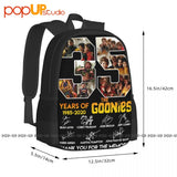 35 Years Of The Goonies 1985 Thank You For The Memories Backpack