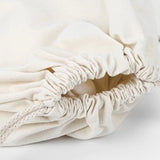 35x40cm Eco Reusable Canvas Shopping Bag with Drawstring Bundle Pockets