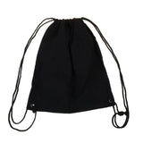 35x40cm Eco Reusable Canvas Shopping Bag with Drawstring Bundle Pockets