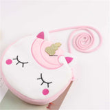 Lady's Plush Satchel Messenger Pouch 18cm Small Bag