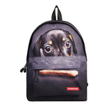 3D Animal Printed Laptop Backpack for Teenage Boys Girls School Bags
