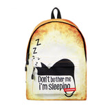 3D Animal Printed Laptop Backpack for Teenage Boys Girls School Bags