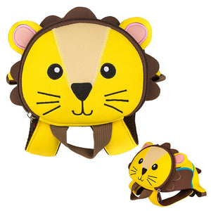 3D Lion School Bags Anti-lost Kid Backpacks Kindergarten Backpack