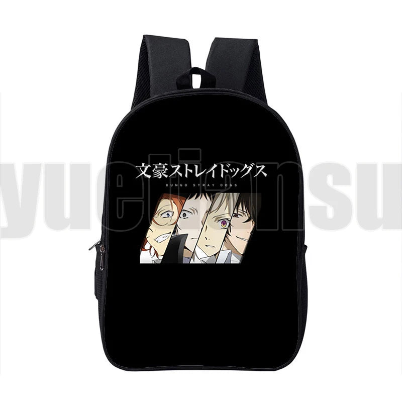 3D Anime Bungou Stray Dogs Backpack 16 Inch School Bag for Teenage Girls