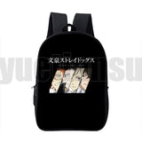 3D Anime Bungou Stray Dogs Backpack 16 Inch School Bag for Teenage Girls