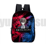 3D Anime Bungou Stray Dogs Backpack 16 Inch School Bag for Teenage Girls
