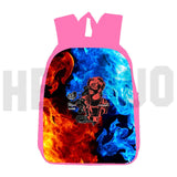3D Anime Corpse Husband Backpack 12/16 Inch Pink Teen Travel Pack