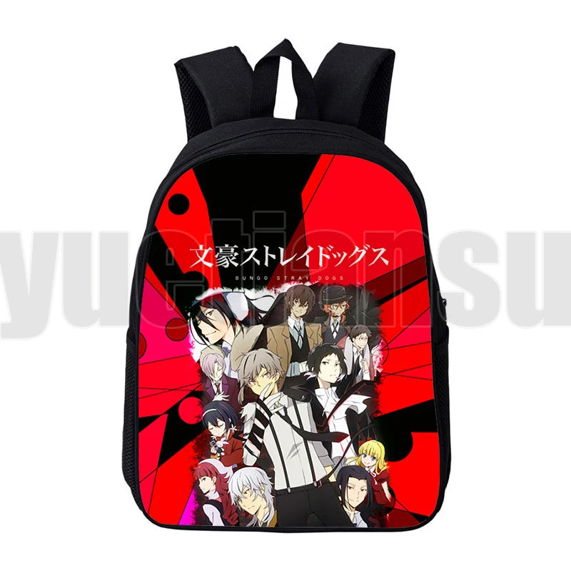 16" Bungou Stray Dogs Backpack - Dazai Osamu Daily Pack for School