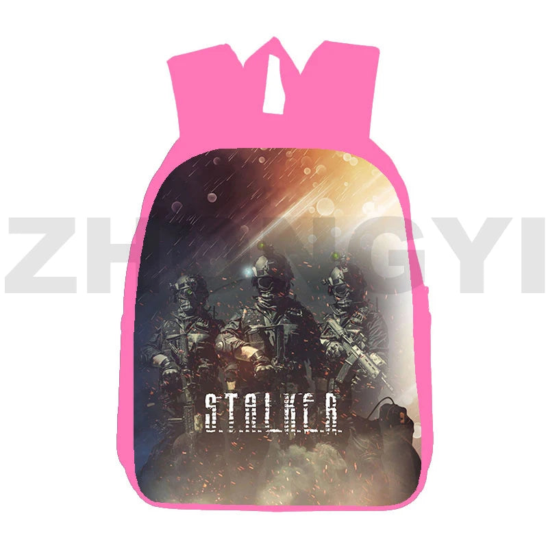 3D Anime Pink Cartoon Game Stalker 2 Heart of Gun Bag Backpack