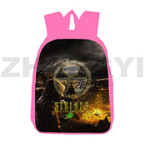 3D Anime Pink Cartoon Game Stalker 2 Heart of Gun Bag Backpack