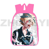 Anime Tokyo Revengers Backpacks for Girls 12/16 Inch Pink Bookbag