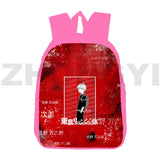 Anime Tokyo Revengers Backpacks for Girls 12/16 Inch Pink Bookbag
