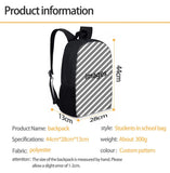 3D Cat School Bags Pets Printing Children School Accessories Student School Shou