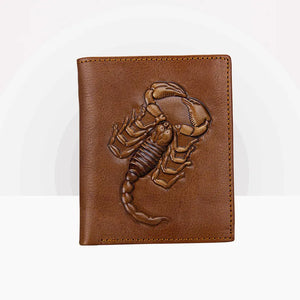 3D Animal Print Leather Men Wallet Long Short Purse