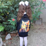 3D Butterfly Printing Kids School Bags, Pink Children Small T