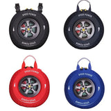 3D Car Tire School Bag Style Children's Backpack 24X24X13CM