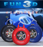 3D Car Tire School Bag Style Children's Backpack 24X24X13CM