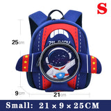 3D Cartoon Astronaut Dinosaur Unicorn Backpack For Kids School