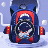 3D Cartoon Astronaut Dinosaur Unicorn Backpack For Kids School