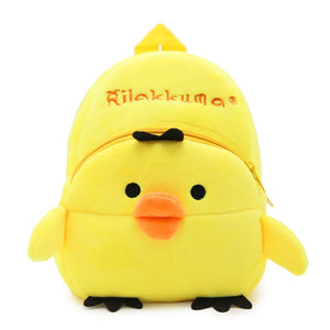 3D Cartoon Chicken Animal School Backpack Plush Baby Children Schoolbag Kinderga