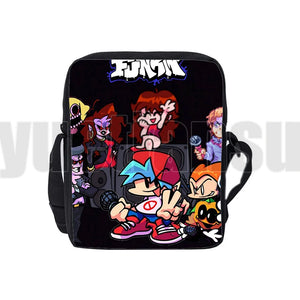 3D Cartoon FNF Crossbody Shoulder Bag for Teens Women