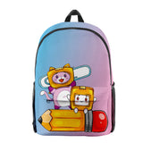 3D Cartoon Lankybox School Bag Children Backpack Boys Girls Oxford Waterproof