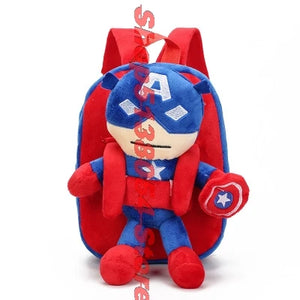 3D Cartoon Mini Plush Children Backpacks Schoolbag Kindergarten School Bags