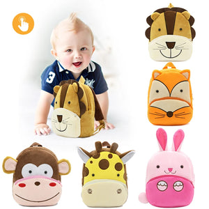 3D Cartoon Plush Kids Backpack Koala Animal School Bag Girls Boys