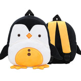 3D Cartoon Print Plush Kid Backpack School Bags Boys Girls