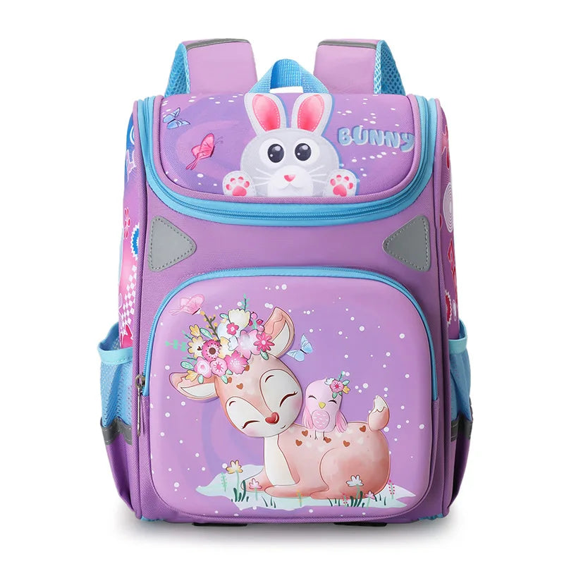 3D Unicorn Backpack Girls School Bag Primary Kids Satchels Boys Shark Backpack