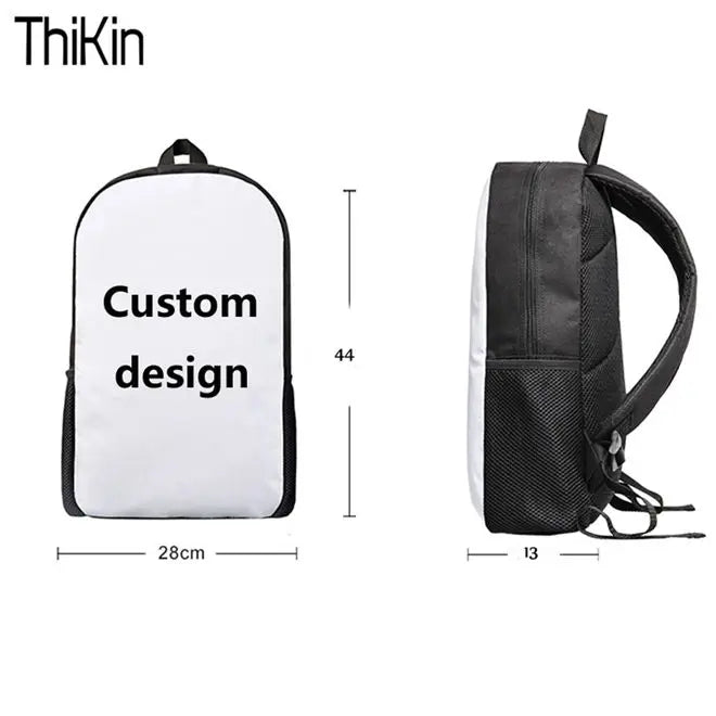 3D Cat Pets Pattern Student High School Shoulder Bag