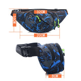 3D Colorful Print Waist Bags Waterproof Packs Hip Belt Bags