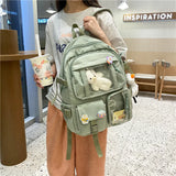 3D Doll Women Backpack Harajuku Female School Bag Large Capacity