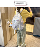 3D Doll Women Backpack Harajuku Female School Bag Large Capacity