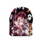 3D Demon Slayer Backpack Women Large Capacity Teen Girl Shoulder Bag