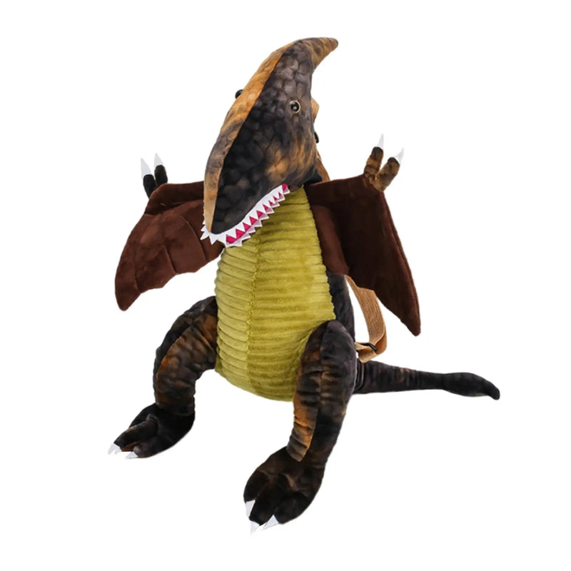 3D Dinosaur Plush Backpack Soft Storage Birthday Gift Pack