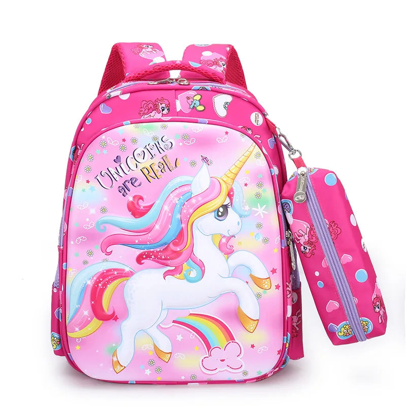 3D Dinosaur Boys Backpack Girls Pink Unicorn School Bags