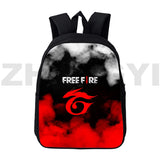 3D Fire Garena Backpack Assault Game Backpack Women 12/16 Inch Laptop Travel Pac