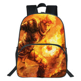 3D Game Fire Garena Backpack Men Women Rucksack Notebook Schoolbag