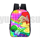 3D Friday Night Funkin Backpack Unisex Schoolbags Waterproof Bag Kids Rucksack