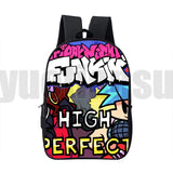 3D Friday Night Funkin Backpack Unisex Schoolbags Waterproof Bag Kids Rucksack