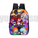 3D Friday Night Funkin Backpack Unisex Schoolbags Waterproof Bag Kids Rucksack