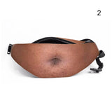 3D Men Purse Beer Belly Money Belt Bag Creative Fanny Pack Waist Bag