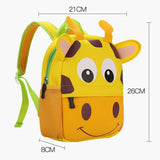 3D Animal Kids Backpack Waterproof Neoprene Children's Backpack