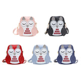 3D Owl Kids Messenger Bag Multicolor Small Handbags