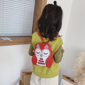 3D Owl Kids Messenger Bag Multicolor Small Handbags